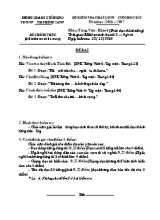 Đề kiểm tra chất lượng cuối học kì I Tiếng việt lớp 4 - Năm học 2016-2017 - Trường Tiểu học Phình Sáng